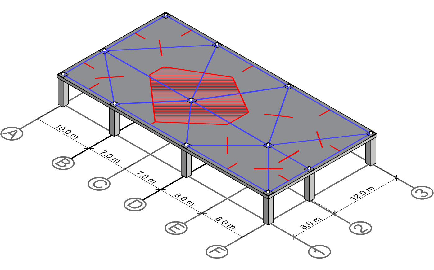 Derive centerline polygon for column C-2